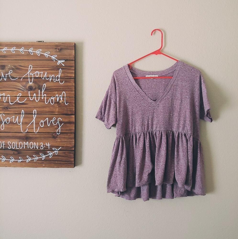 Urban Outfitters peplum babydoll top!!!!!